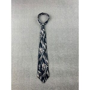 Fierté s.r.l. Tie Men Multi Color Silk Abstract Italy Made Business Formal